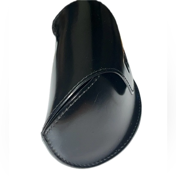 Fendi Sunglasses Case, Black, Has Velvet Fendi design inside. main image 9